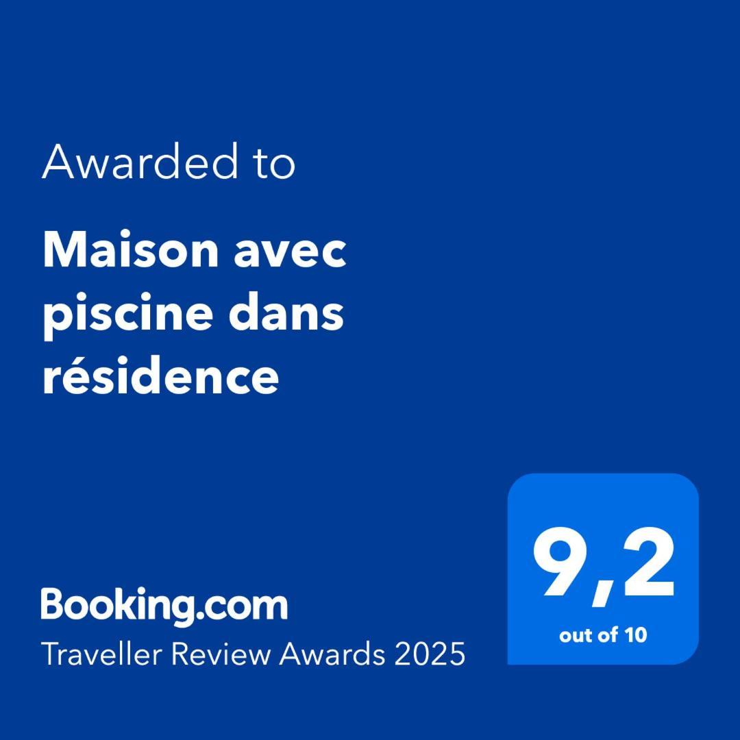 Maison Avec Piscine Dans Residence グレウー・レ・バン エクステリア 写真